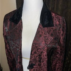 Dark Angel Brocade & Velvet Jacket Sz Medium Goth